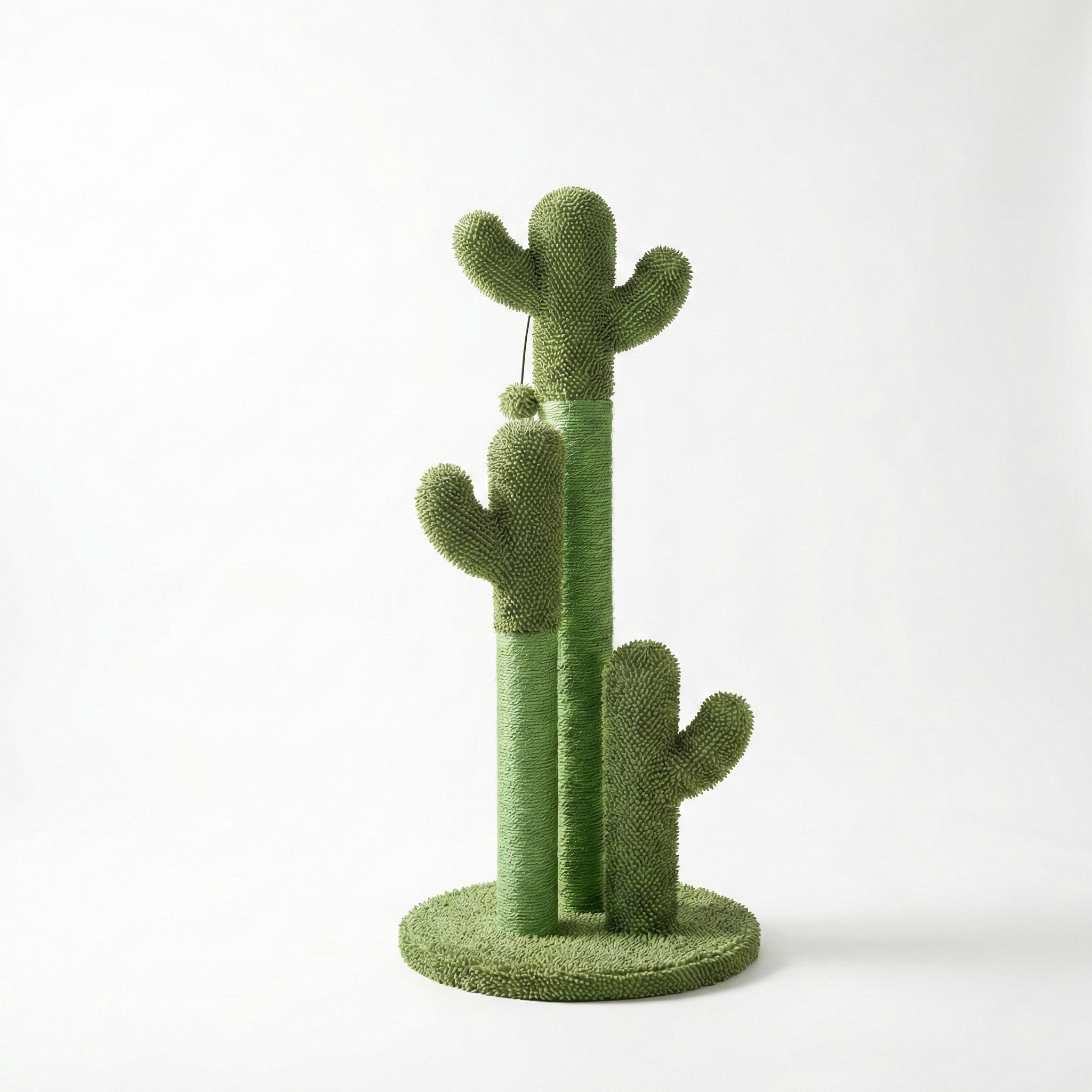 Griffoir Cactus XXL HammiePets 83cm - Arbre à Chat en Sisal Naturel pour Maine Coon et Grands Chats - Vert