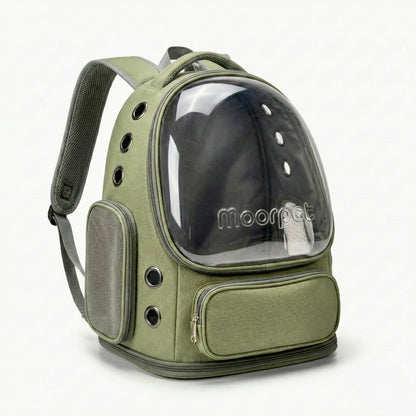 Sac à Dos de Voyage Explorateur HammiePets - Vue Panoramique & Coque Ventilée - Chat < 7kg