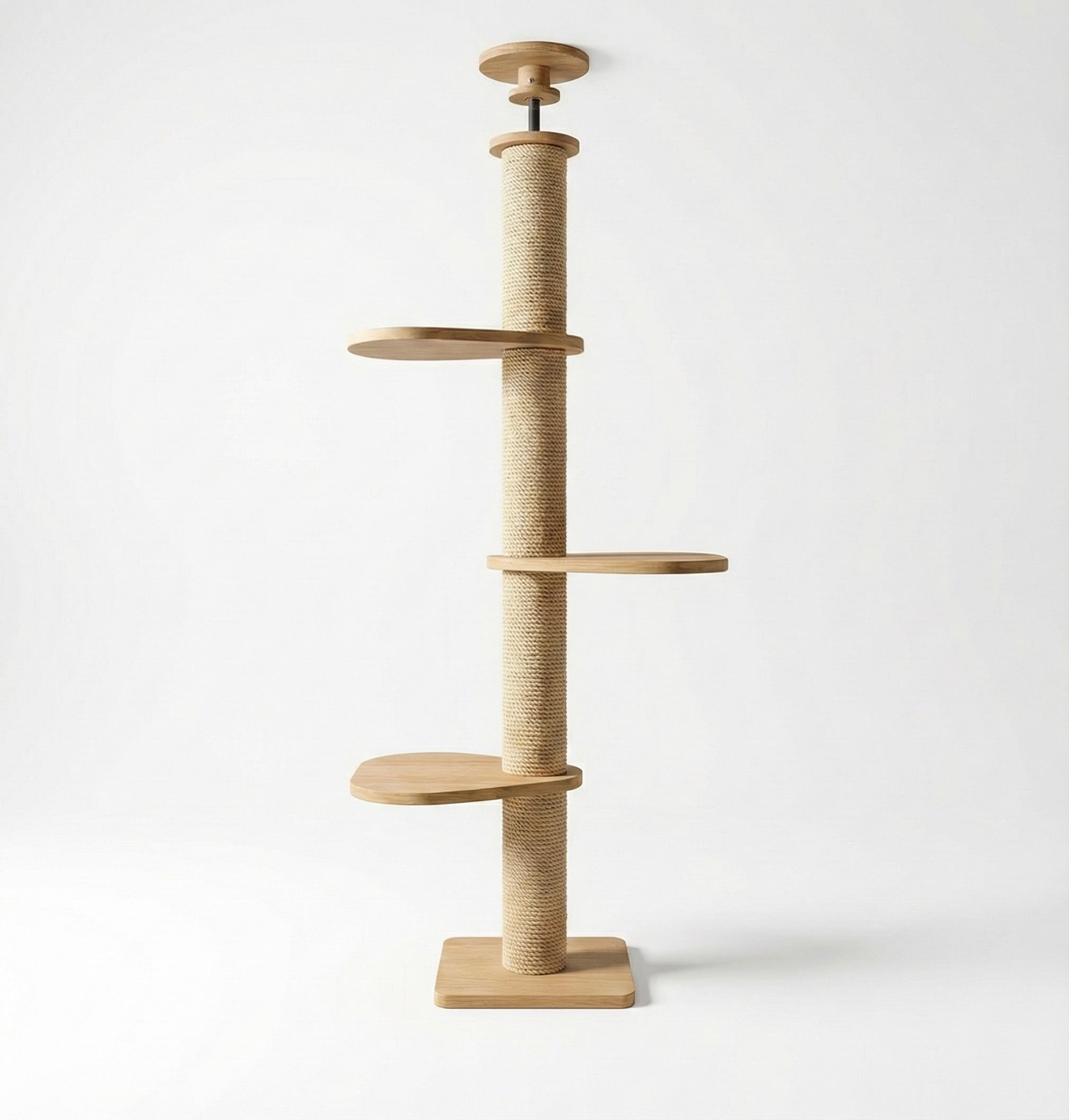 Tour d'Escalade Skyline HammiePets - Arbre à Chat Sol-Plafond 250-270cm - Sans Perçage & Télescopique