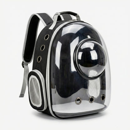 Sac à Dos de Transport Chat Astronaute HammiePets - Coque Rigide Ventilée - Jusqu'à 6.5kg