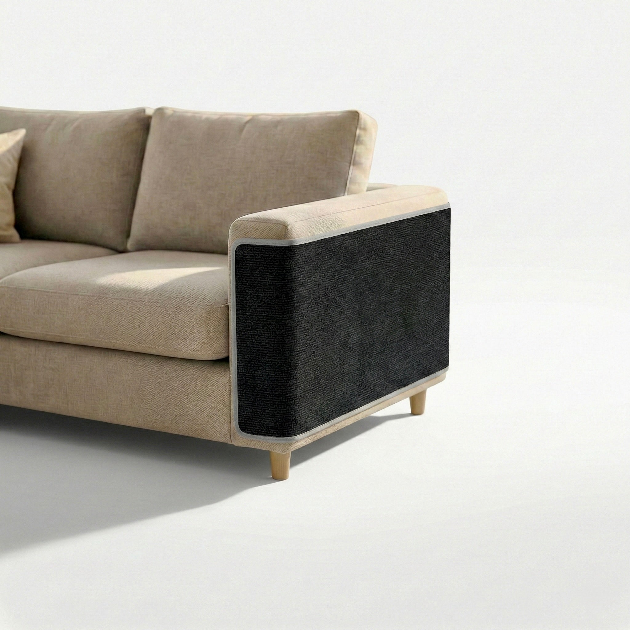 Tapis Griffoir Protect-Meuble HammiePets - Protection Canapé en Sisal Naturel - Flexible & Universel