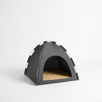 Lit grotte refuge pour chat HammiePets, tente pliable et anti-griffes avec espace douillet pour votre animal.
