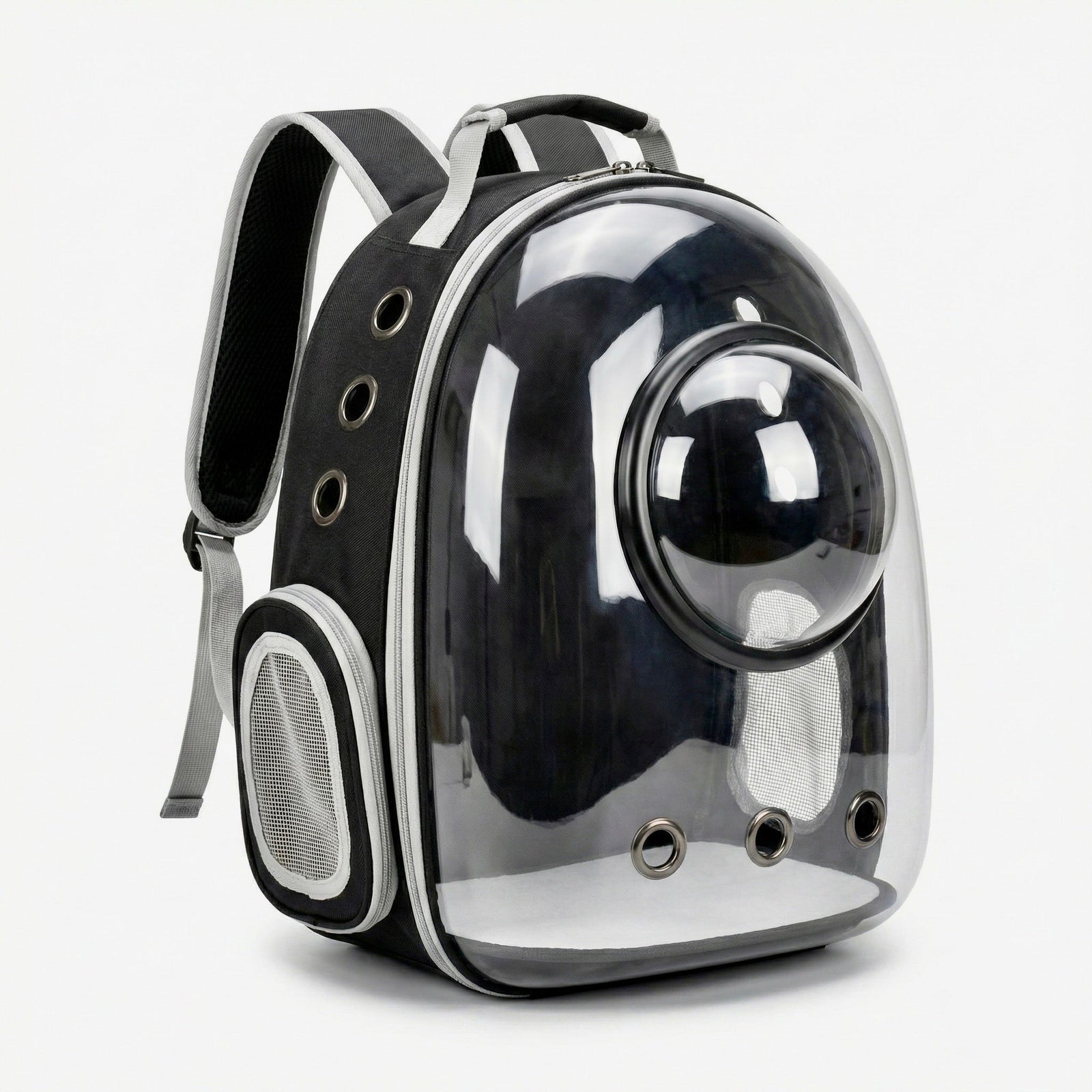Sac à dos explorateur Oxford HammiePets pour chat et petit chien avec hublot panoramique, transport confortable