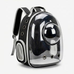Sac à dos explorateur Oxford HammiePets pour chat et petit chien avec hublot panoramique, transport confortable